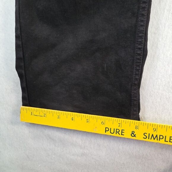 The Perfect Jean NYC Slim Thick Jeans Stretch Denim Men's 46x30 Black Pants - Picture 10 of 10